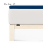 Lenzuolo Schlafgut sotto con angoli per Topper h.5/10 Easy Jersey 50071