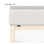 Lenzuolo Schlafgut sotto con angoli per Topper h.5/10 Easy Jersey 50071
