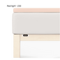 Lenzuolo Schlafgut sotto con angoli per Topper h.5/10 Easy Jersey 50071
