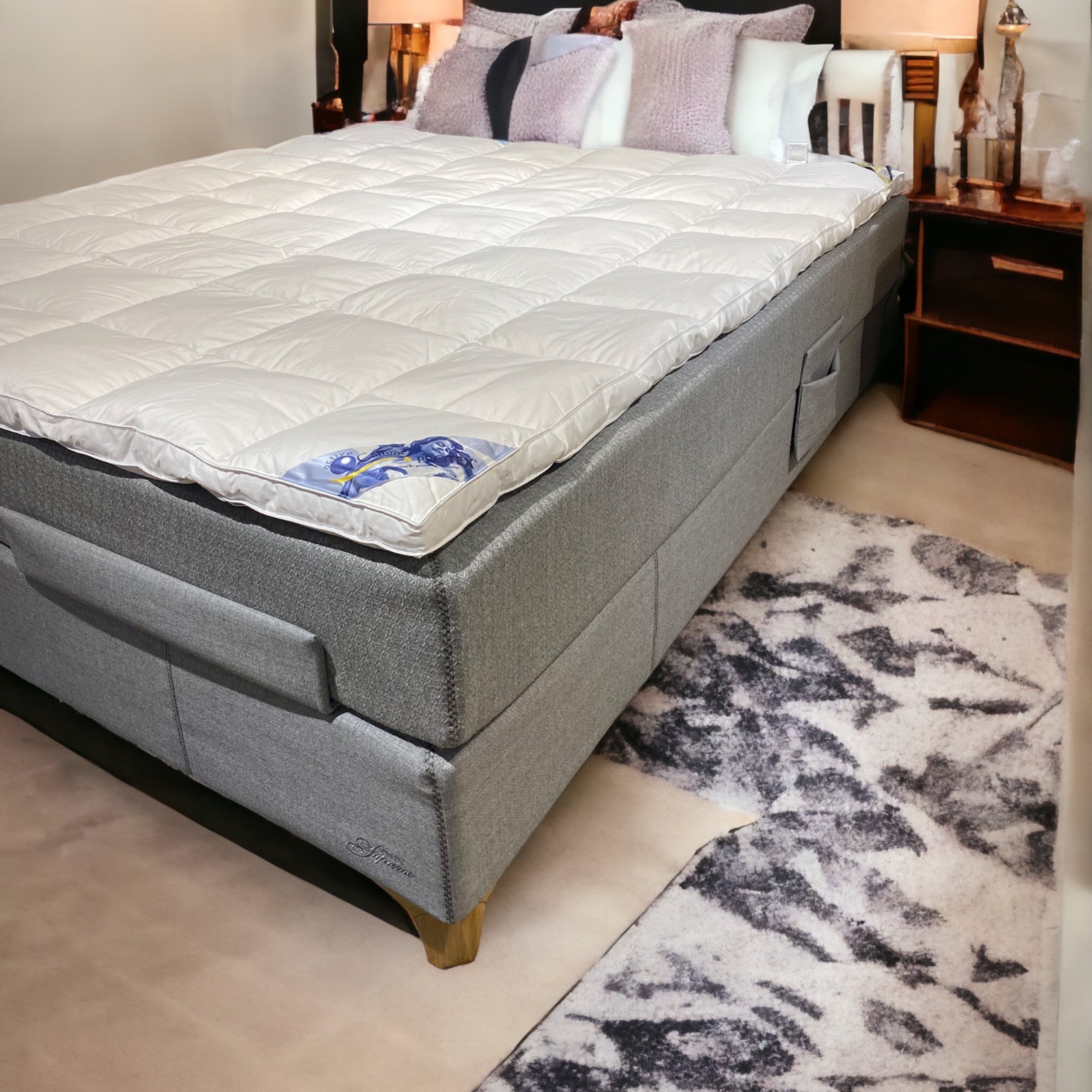 Topper Pedersoli Piumini in piuma Pomerania twill con soffietto Active cotton + Protex